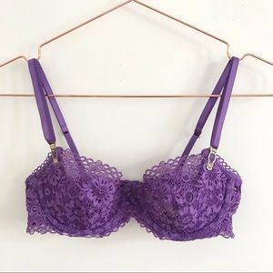 Victoria’s Secret Very Sexy Purple Lace Bra 34B
